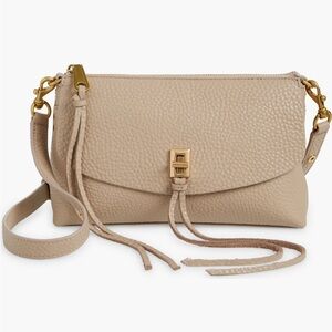 Rebecca Minkoff Darren Top Zip Leather Crossbody Bag